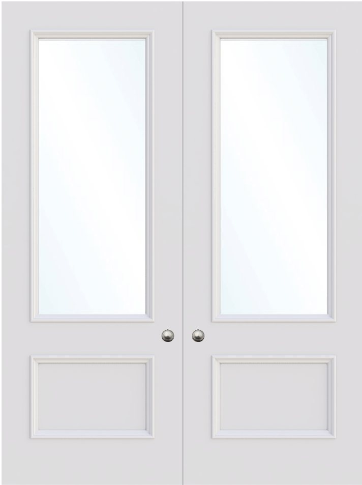 Double Glass Doors