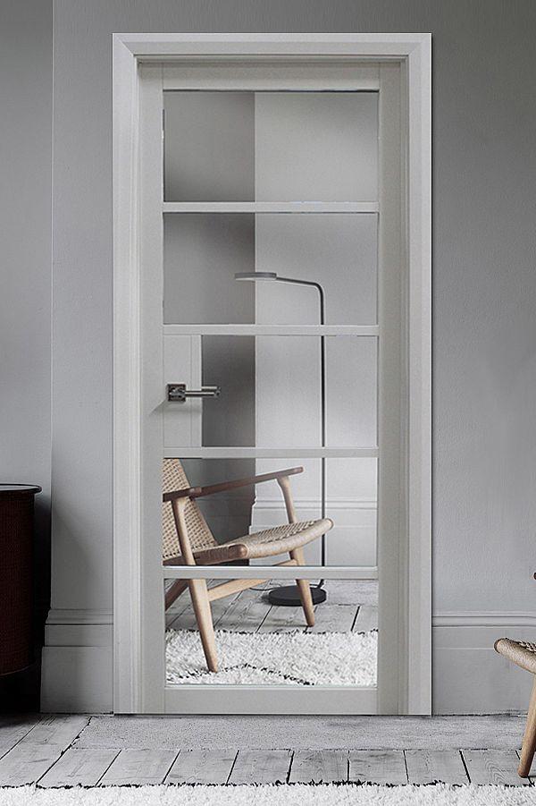 Crittall door in white