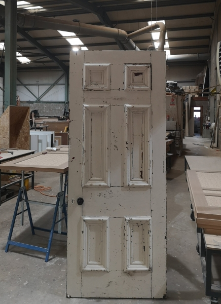 Old door replica to fire door