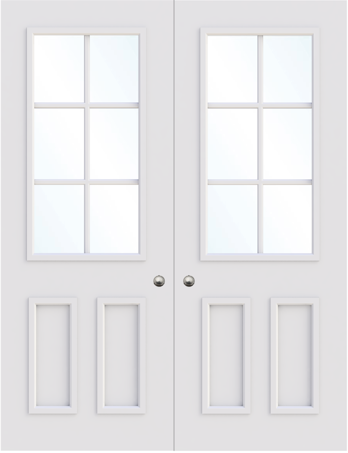 The Oxford Double Glass Door 