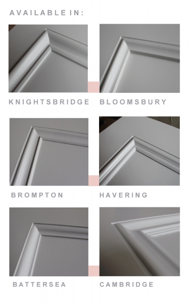 Birmingham Glass Door Moulding Options