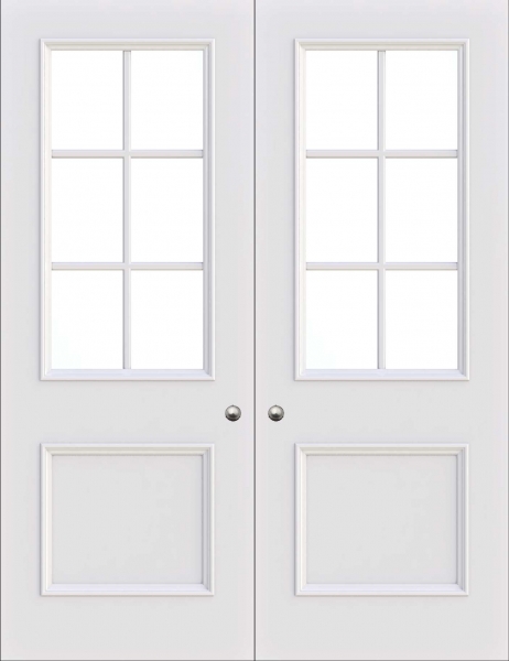 Manchester Double Glass Fire Door