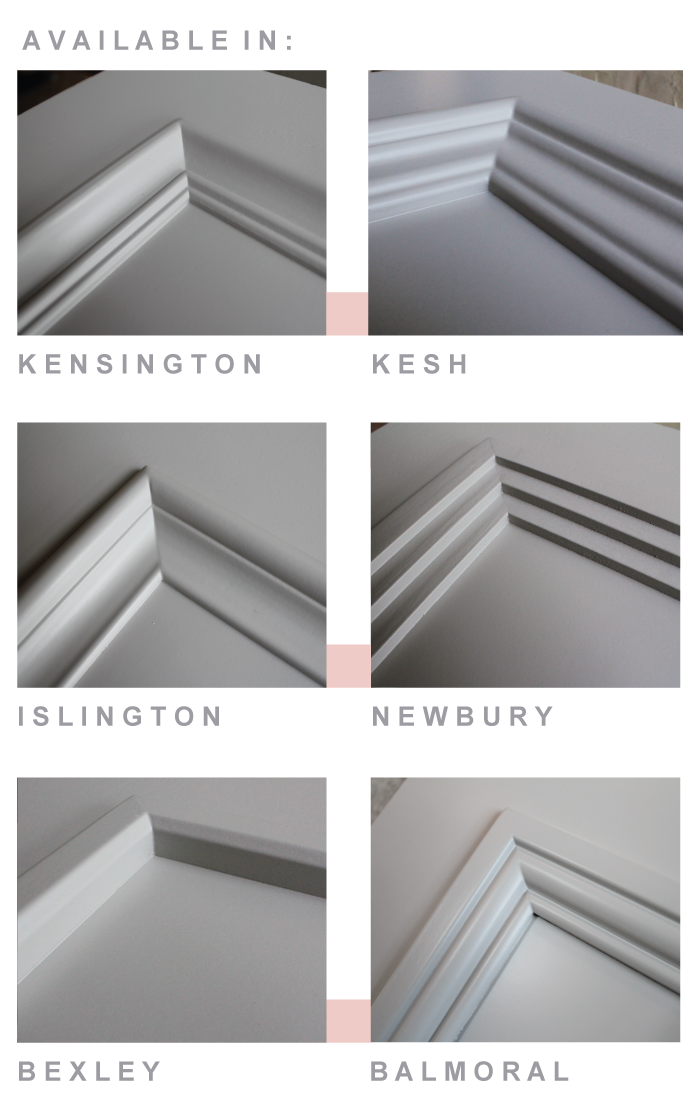 Birmingham Glass Door Moulding Options