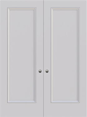 Knightsbridge Single Panel Double Fire Door