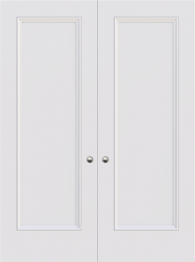 Solitaire 1 Panel Double Door