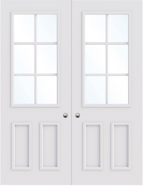 The Oxford Double Glass Door 