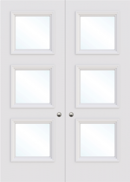 The Belfast Double Glass Door 