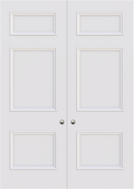 Ashbury 3 Panel Double Door