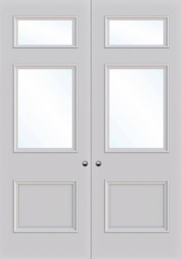 Croydon Double Glass Fire Door