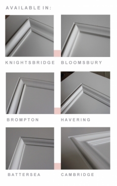 Belfast Glass Door Moulding Options