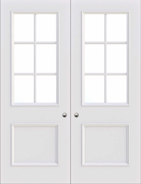 Manchester Double Glass Fire Door