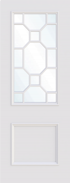 Georgian Pattern Single Glass Door