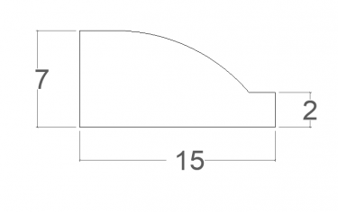 Ovolo Moulding Section