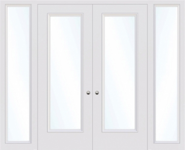 Glazed Internal Door with Sidelights